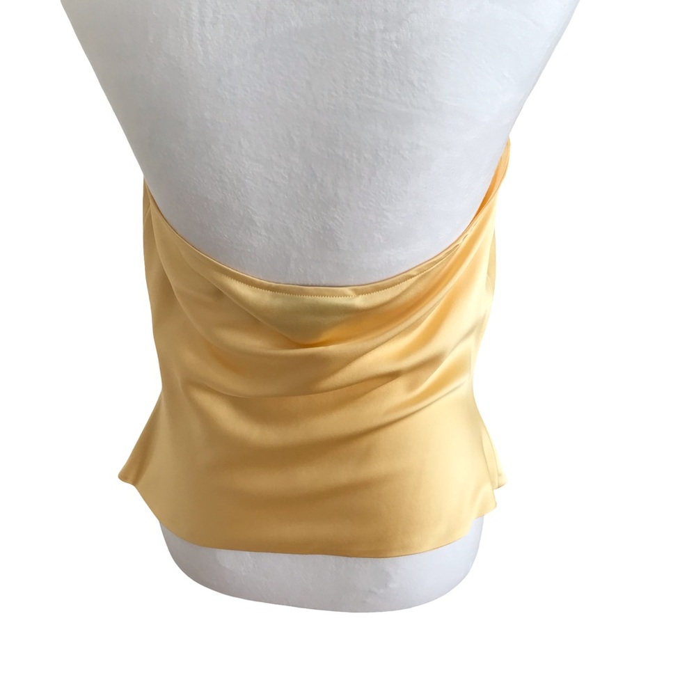 St. John silk cowl neck halter top/ backless cami, size 8 - Picture 10 of 14